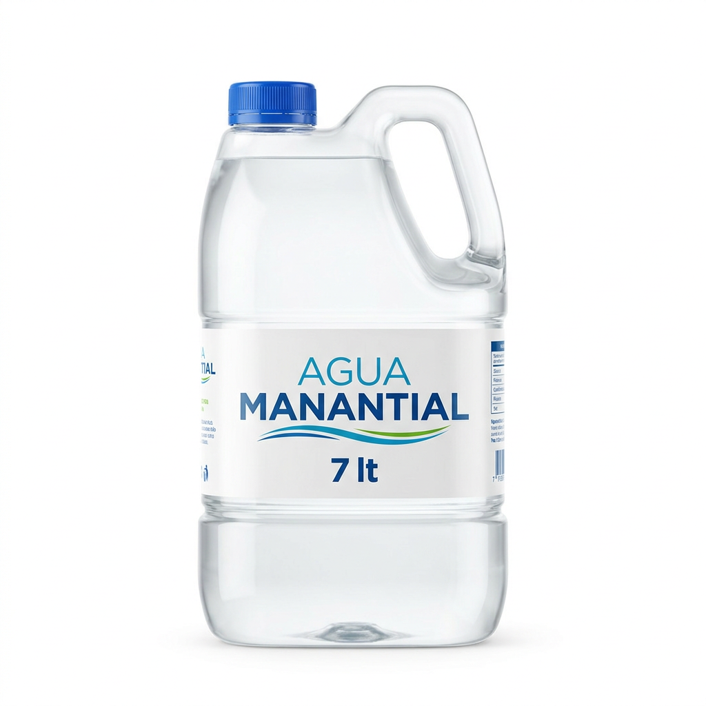 AGUA MANANTIAL x 7 lt