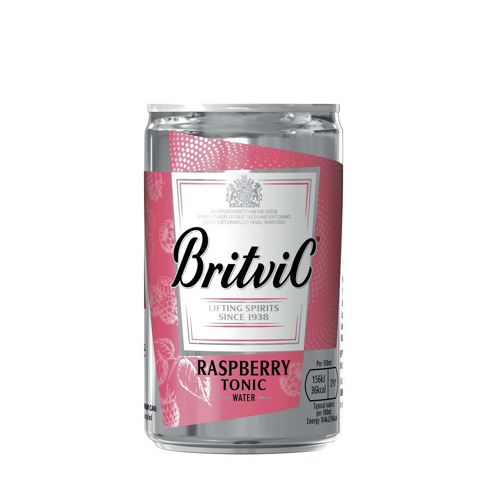 AGUA TONICA BRITVIC RAPSBERRY x 24 X 150 ml.