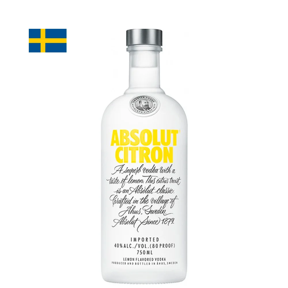 ABSOLUT CITRON VODKA X 750 C.C.