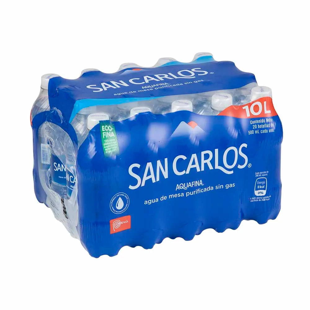 AGUA SAN CARLOS x 20 bot x 500 cc.