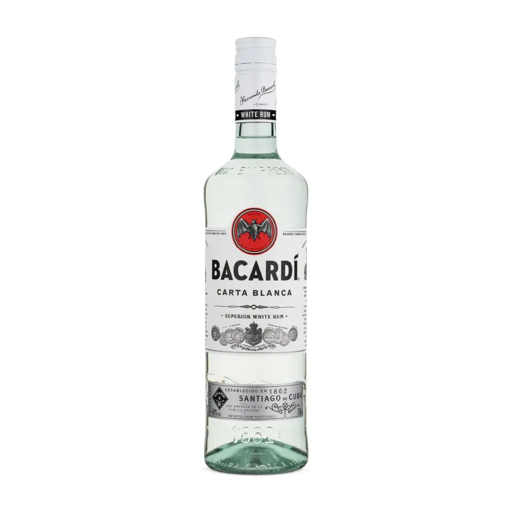 BACARDI CARTA BLANCA SUPERIOR x 980 cc..