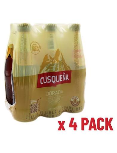 CERVEZA CUSQUENA DORADA 24 x 310 ml.
