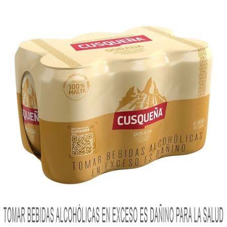 CERVEZA CUSQUENA LATA X6 UND.X355 ML.
