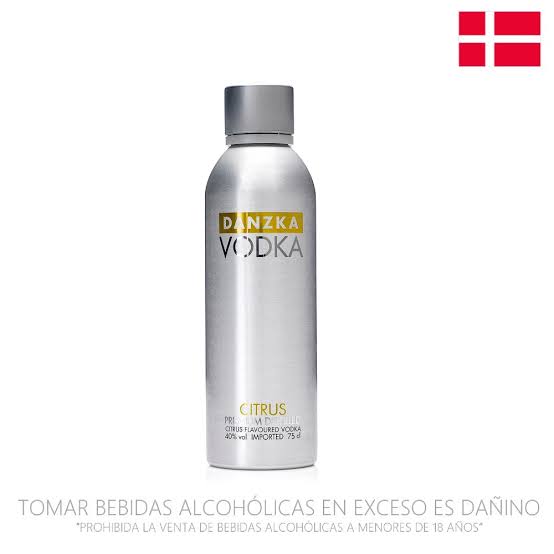 DANZKA CITRON VODKA X750 C.C.