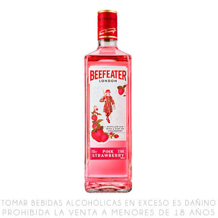 GIN BEEFEATER LONDON STRAWBERRY PINK x 750 cc..