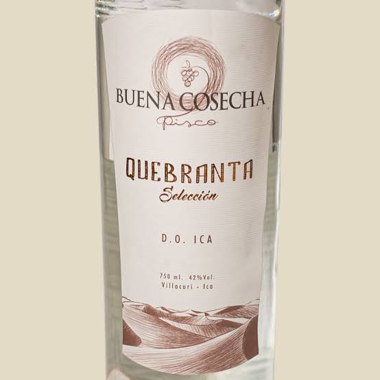 PISCO BUENA COSECHA PURO QUEBRANTA X 750ML.
